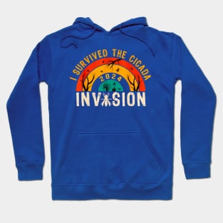 I survived the cicada 2024 invasion Hoodie
